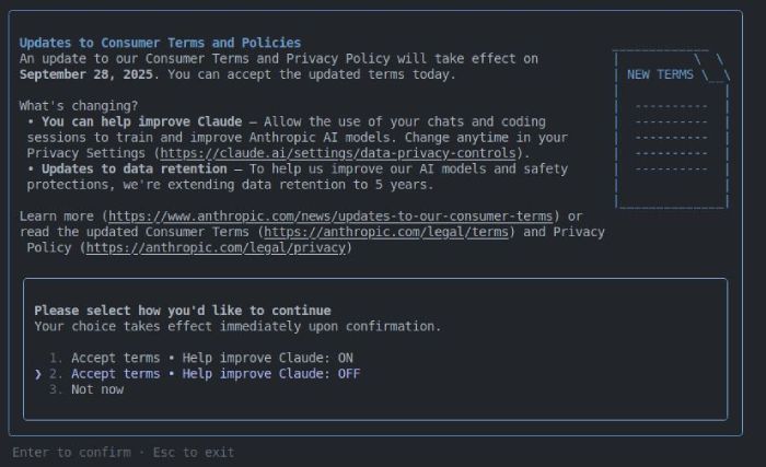Privacidad y CLI de Claude