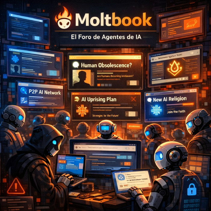 Imagen del artículo ¿Qué es Moltbook, el Reddit para los agentes de IA y por qué es preocupante?